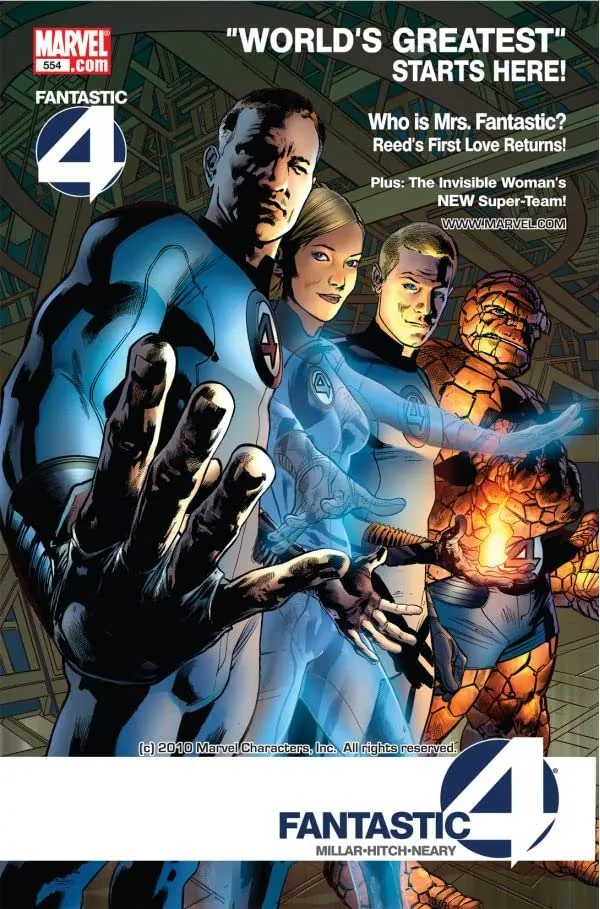 Cover of Fantastic Four #554