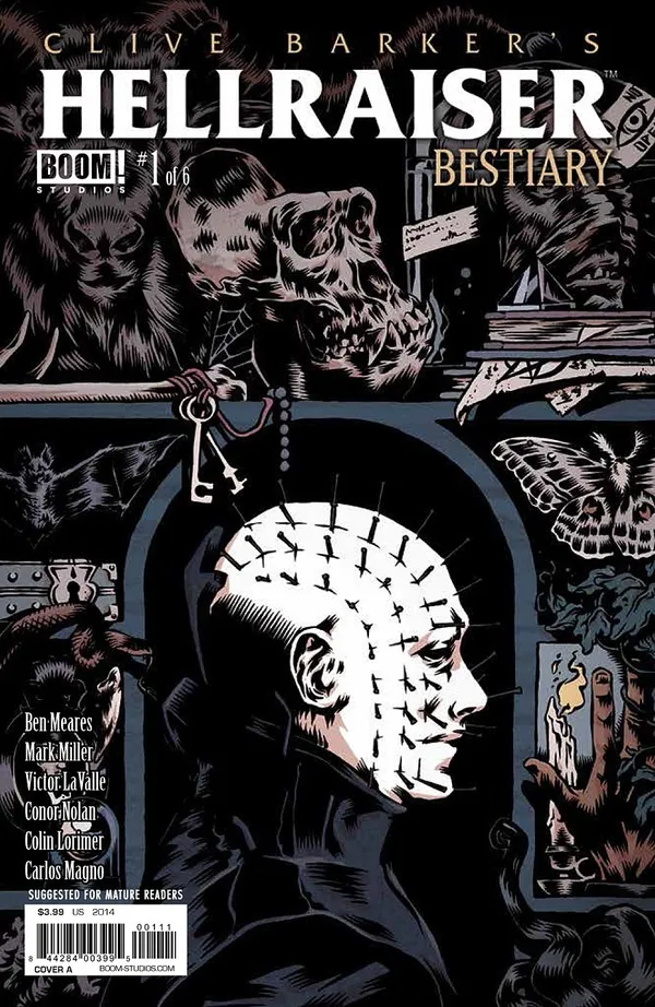Cover of Clive Barker's Hellraiser: Bestiary #1