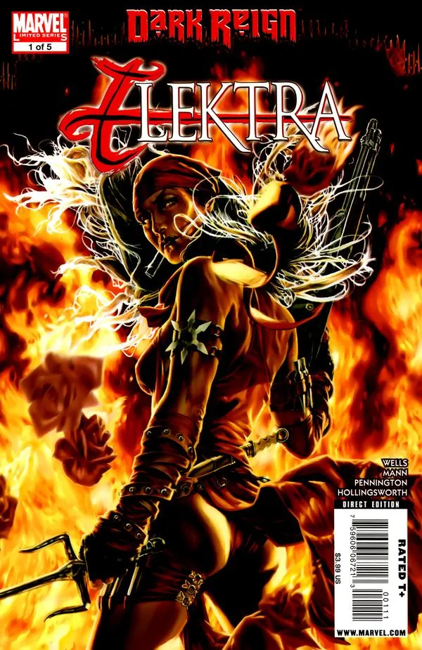 Cover of Dark Reign: Elektra #1
