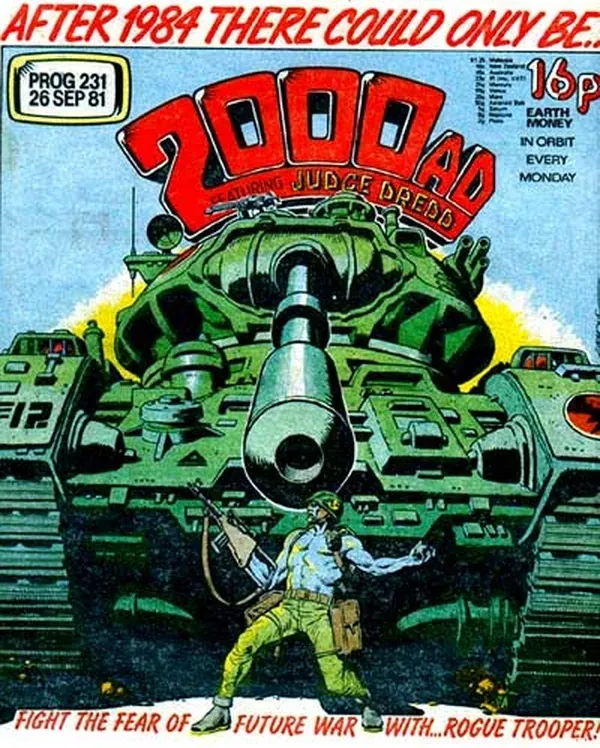 Cover of 2000 AD #231