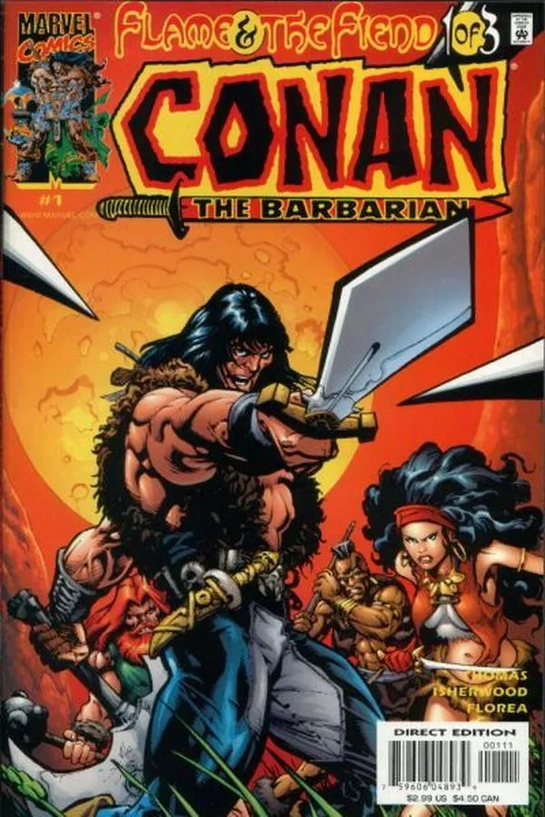 Cover of Conan: Flame and the Fiend #1
