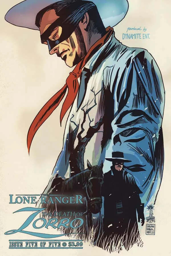Cover of The Lone Ranger & Zorro: The Death of Zorro #5