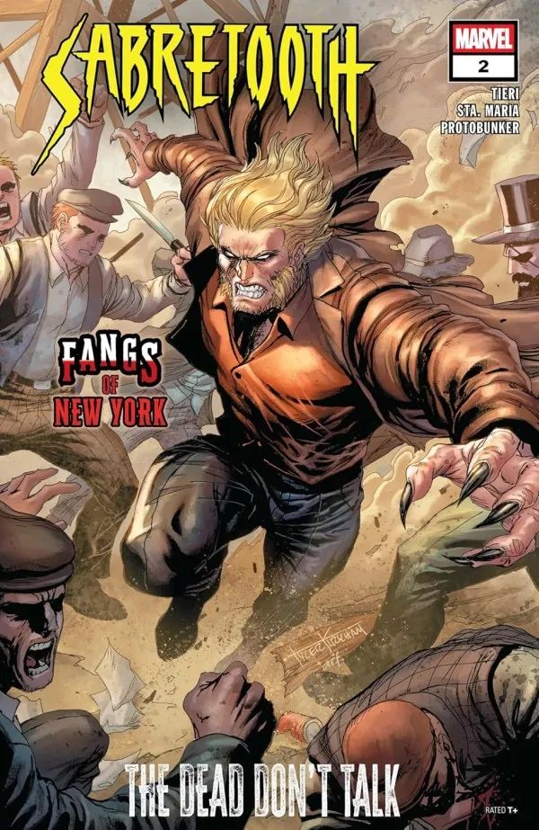 Cover of Sabretooth: The Dead Don’t Talk #2