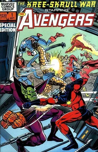 Cover of The Kree-Skrull War Starring the Avengers #1