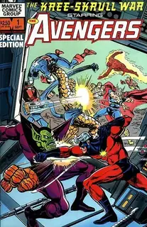 Cover of The Kree-Skrull War Starring the Avengers #1