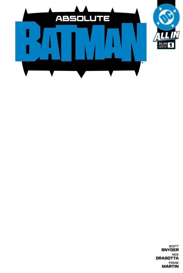 Cover of Absolute Batman #1