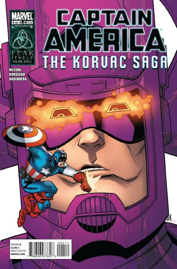 Cover of Captain America & the Korvac Saga #4