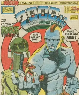 Cover of 2000 AD #401