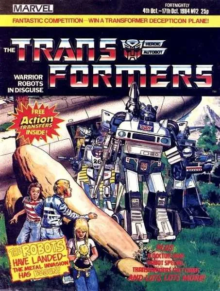 Cover of The Transformers #1