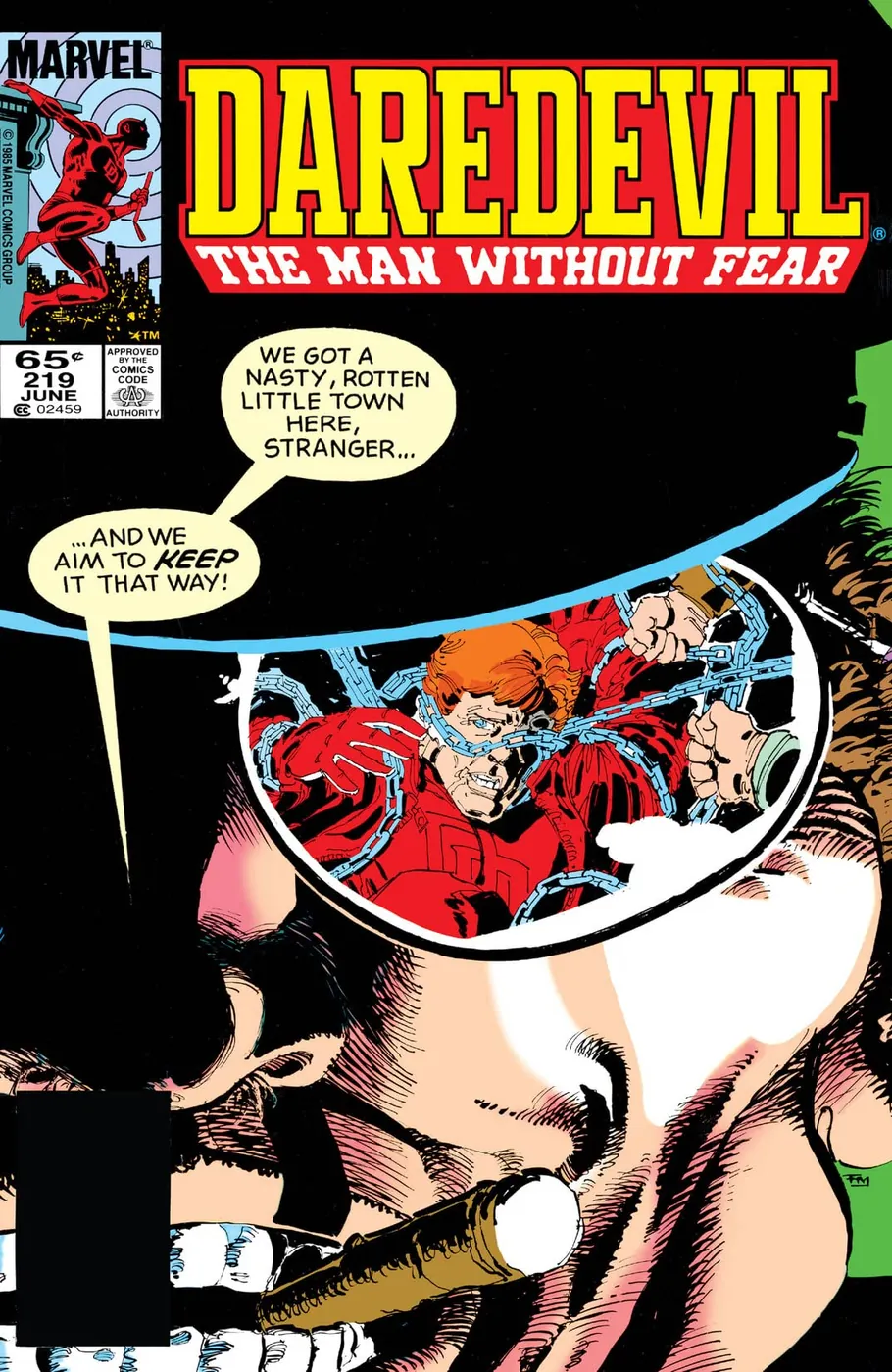 Cover of Daredevil #219