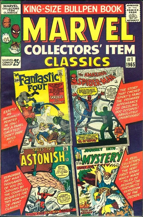Cover of Marvel Collectors' Item Classics #1