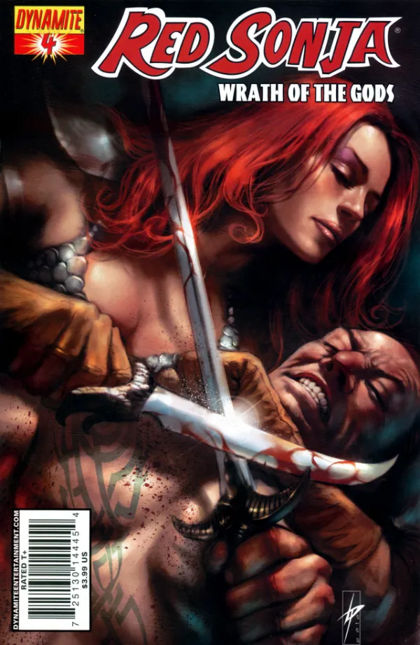 Cover of Red Sonja: Wrath of the Gods #4