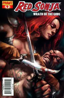 Cover of Red Sonja: Wrath of the Gods #4