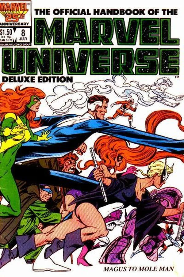 Cover of The Official Handbook of the Marvel Universe #8
