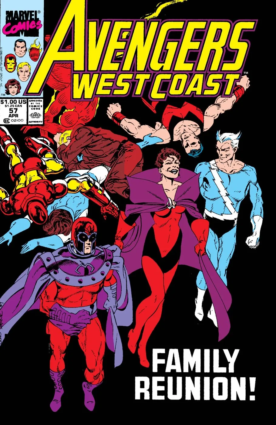 Cover of Avengers West Coast #57
