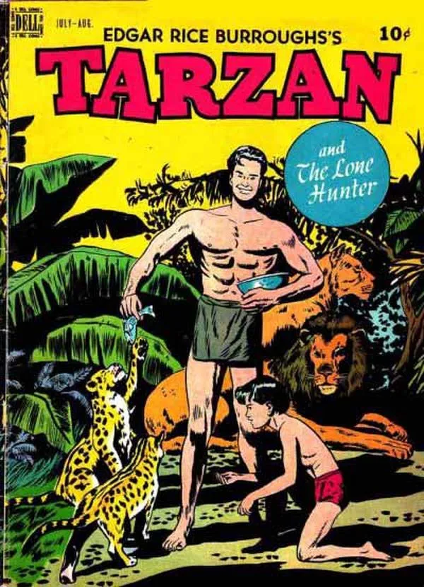 Cover of Edgar Rice Burroughs' Tarzan #4