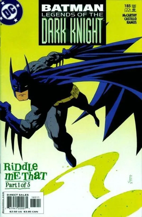 Cover of Batman: Legends of the Dark Knight #185