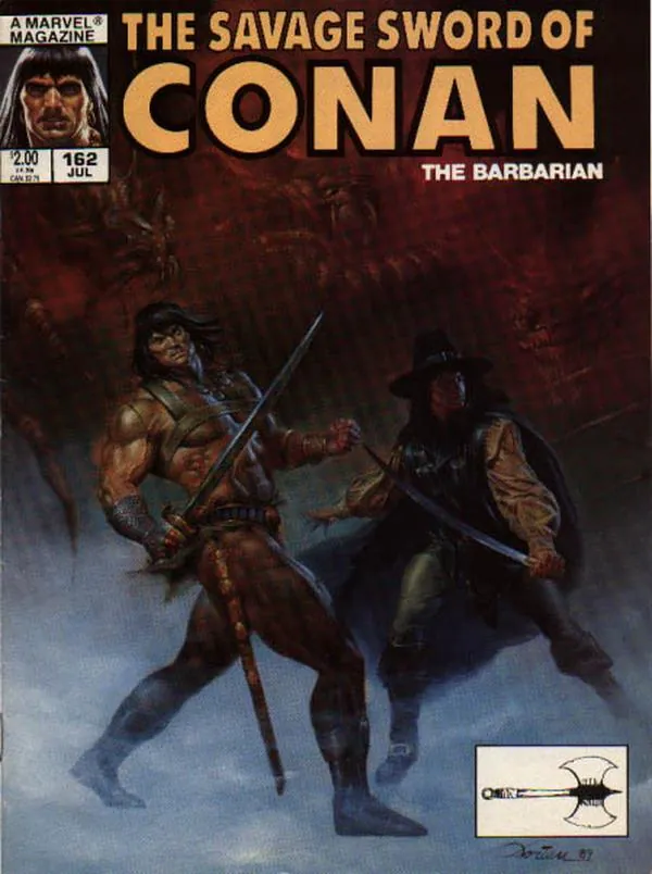 Cover of The Savage Sword of Conan #162