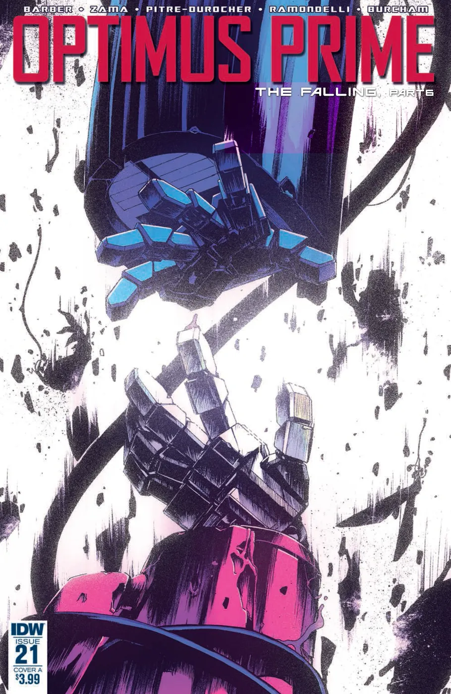 Cover of Optimus Prime #21