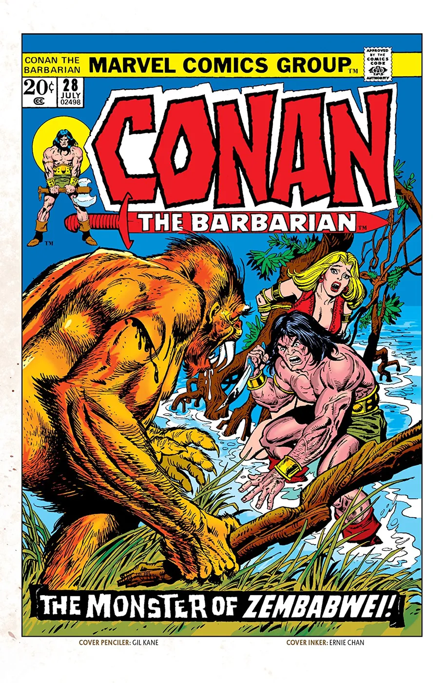 Cover of Conan the Barbarian #28