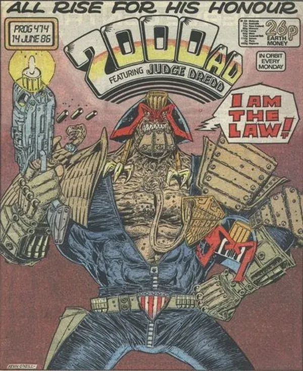 Cover of 2000 AD #474