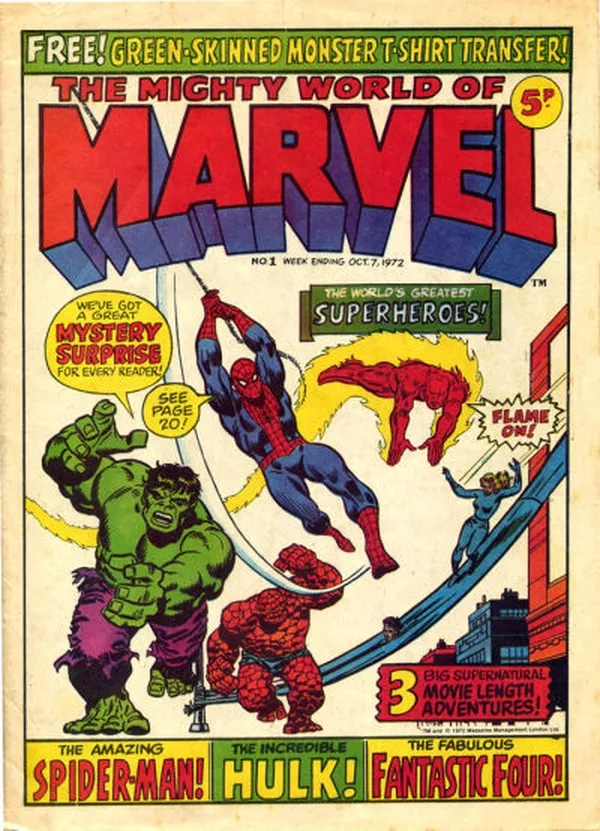 Cover of The Mighty World of Marvel #1