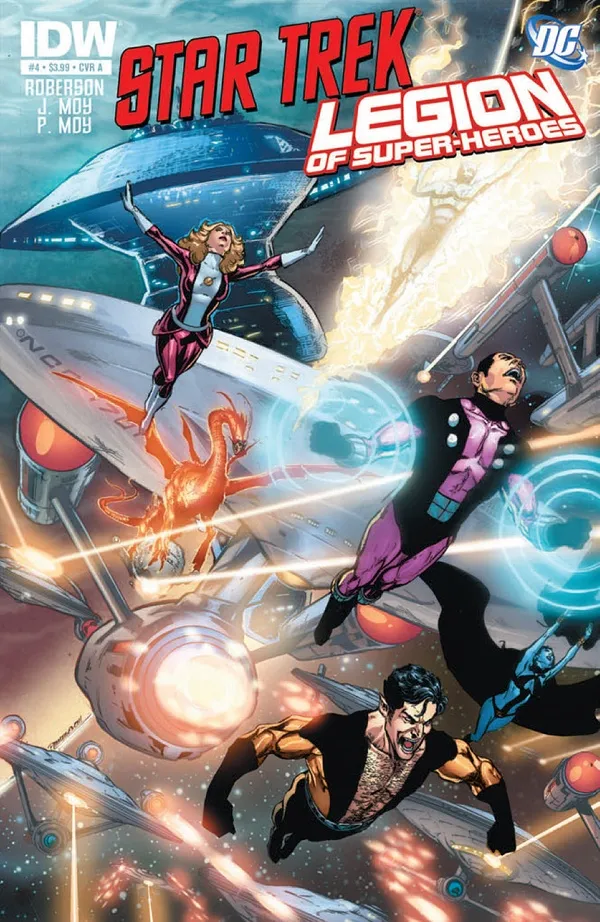 Cover of Star Trek / Legion of Super-Heroes #4