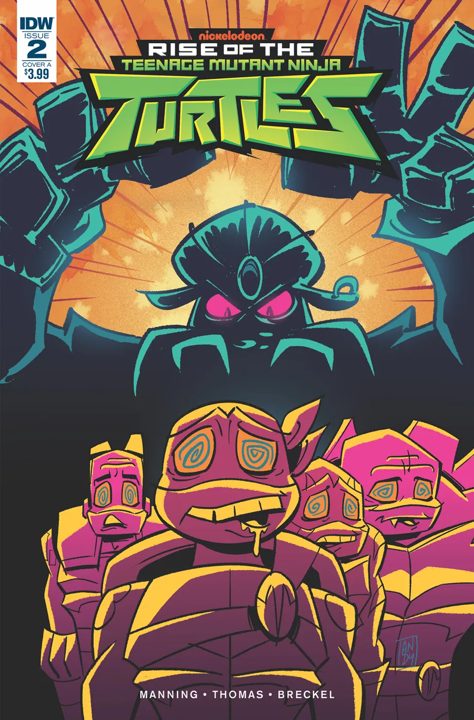 Cover of Rise of Teenage Mutant Ninja Turtles #2