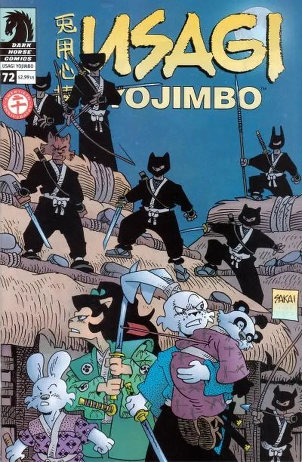 Cover of Usagi Yojimbo #72