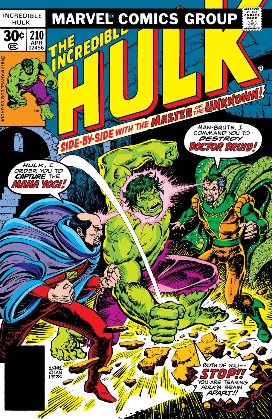Cover of The Incredible Hulk #210
