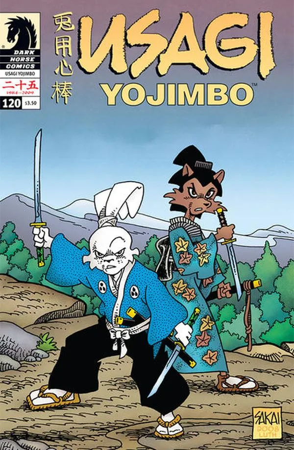 Cover of Usagi Yojimbo #120