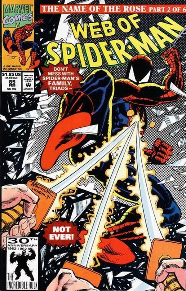 Cover of Web of Spider-Man #85