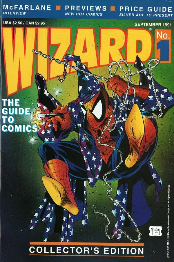 Cover of Wizard: The Comics Magazine #1
