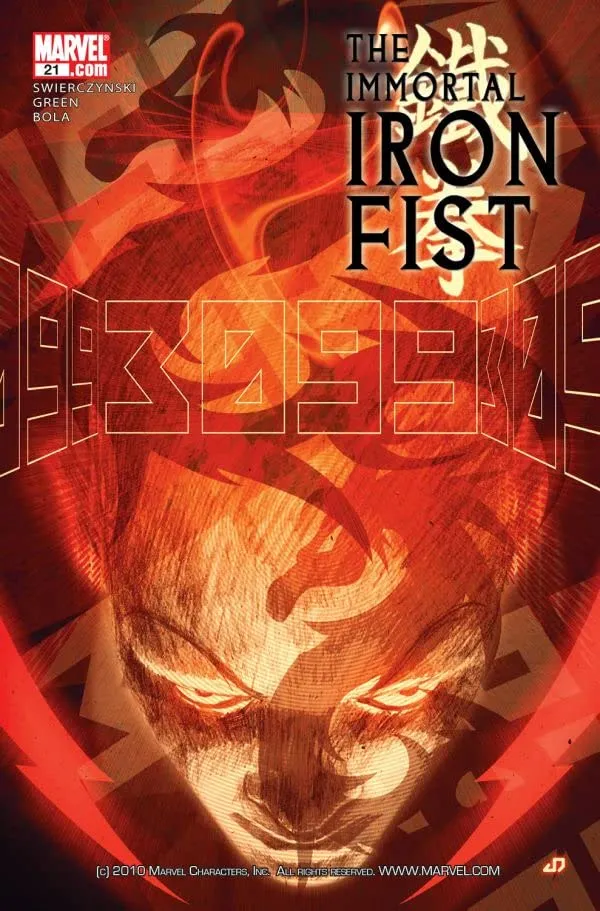 Cover of The Immortal Iron Fist #21