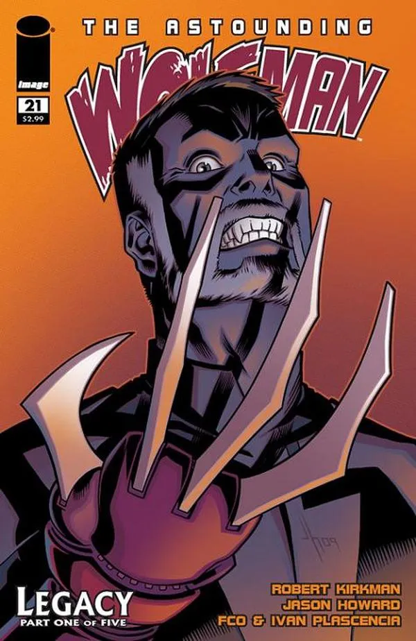 Cover of The Astounding Wolf-Man #21
