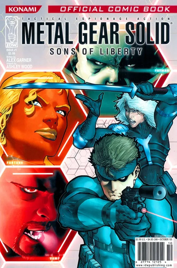 Cover of Metal Gear Solid: Sons of Liberty #1