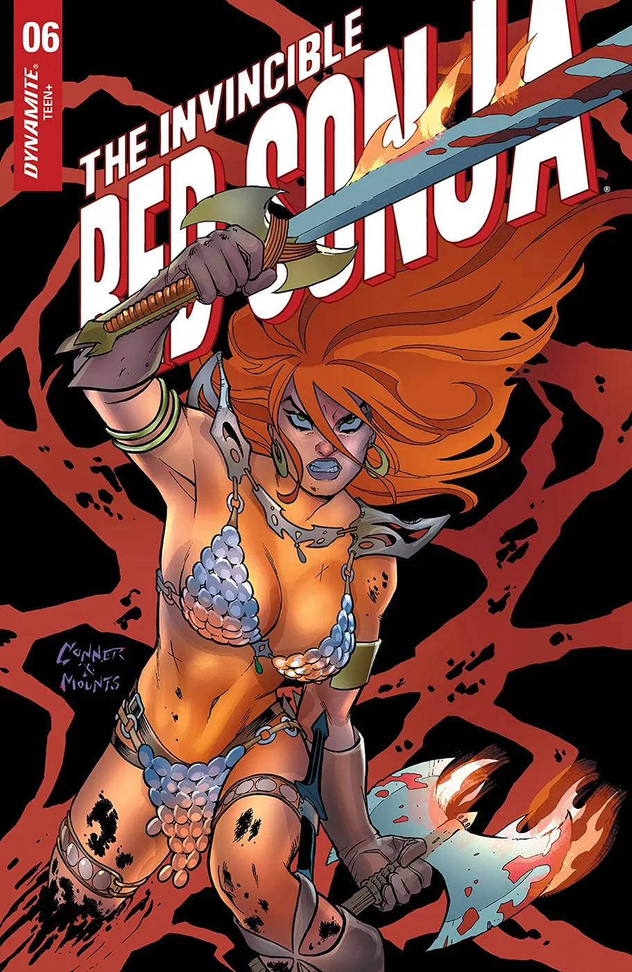 Cover of The Invincible Red Sonja #6