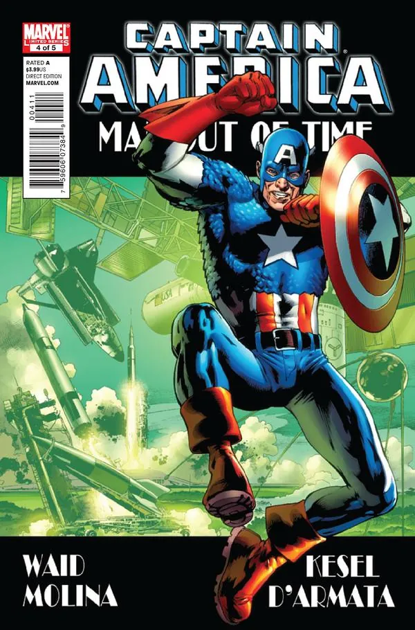 Cover of Captain America: Man Out of Time #4