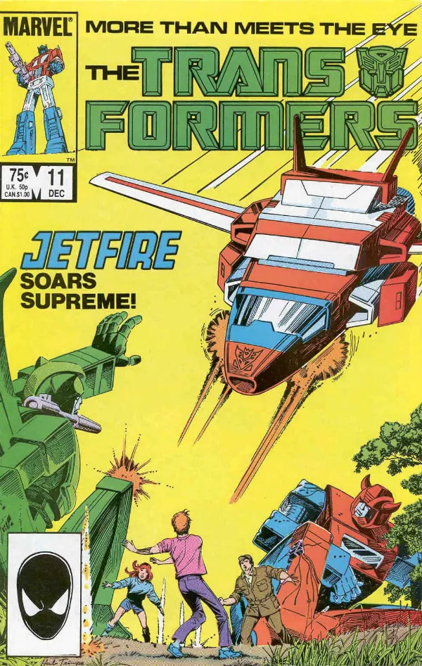 Cover of The Transformers #11