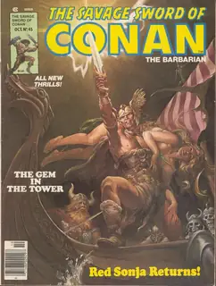 Cover of The Savage Sword of Conan #45