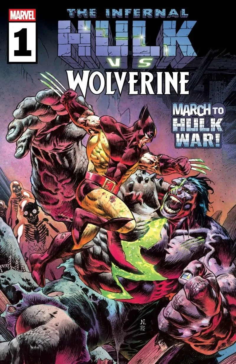 Cover of Infernal Hulk vs. Wolverine #1