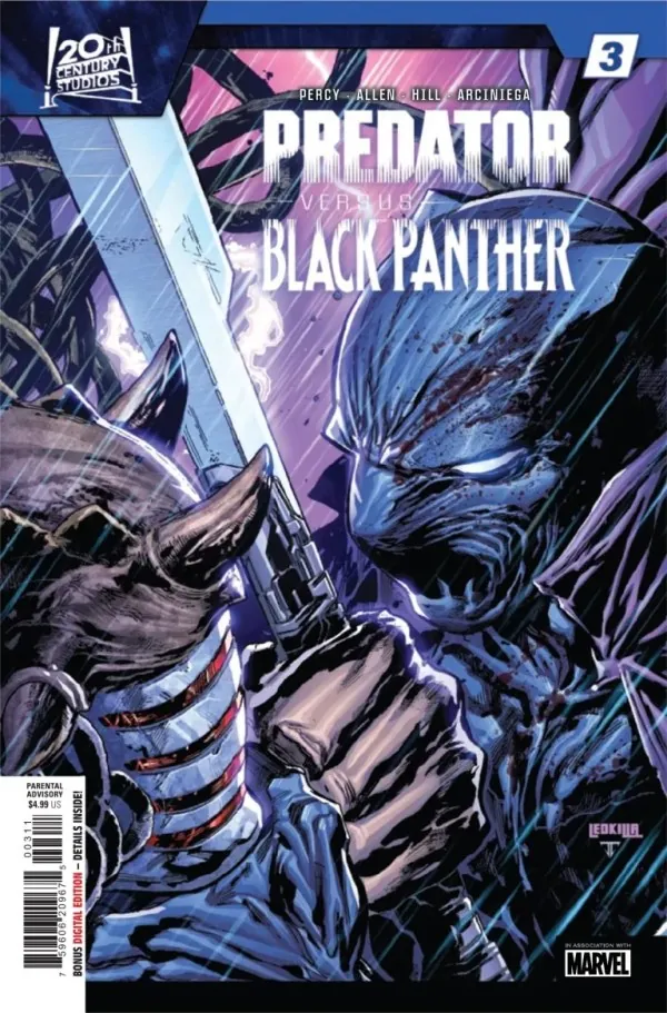 Cover of Predator vs. Black Panther #3