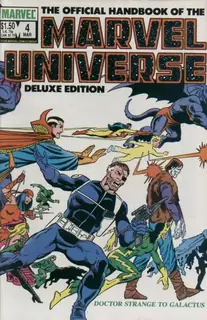Cover of The Official Handbook of the Marvel Universe #4