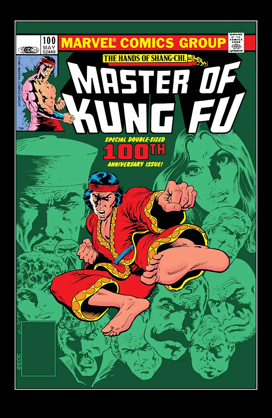 Cover of Master of Kung Fu #100