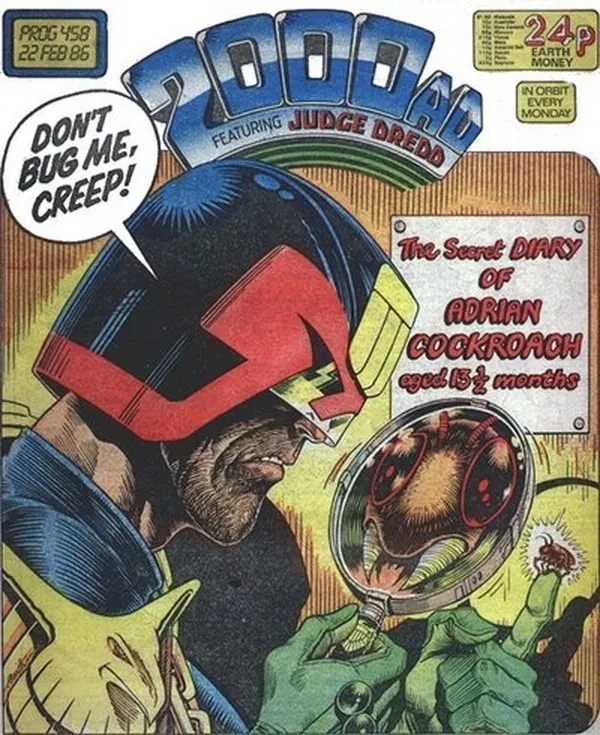 Cover of 2000 AD #458