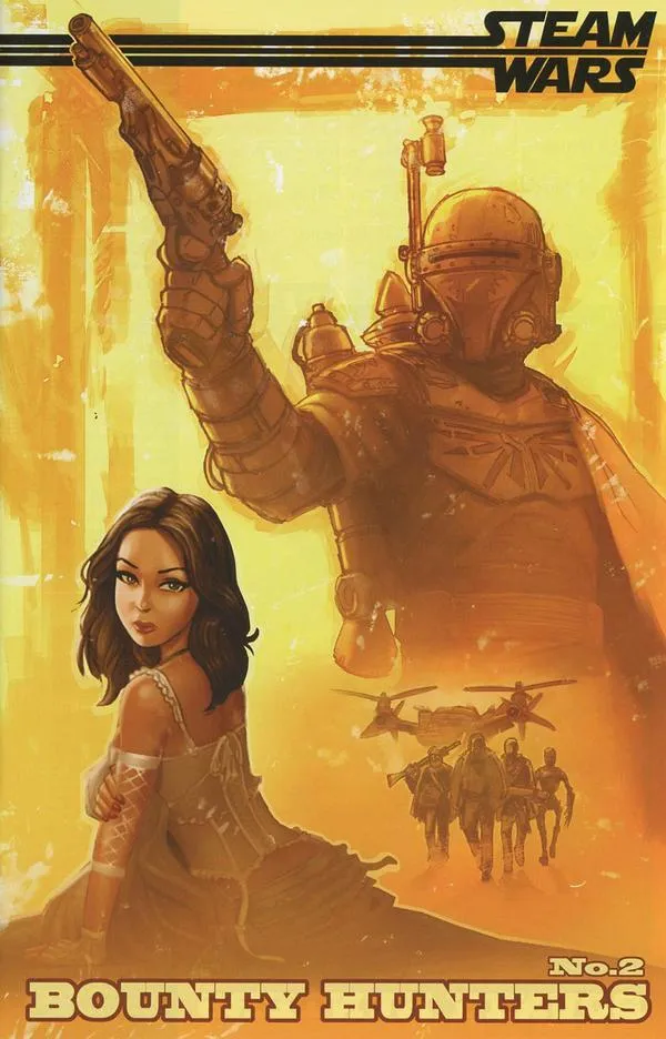 Cover of Steam Wars: Bounty Hunters #2