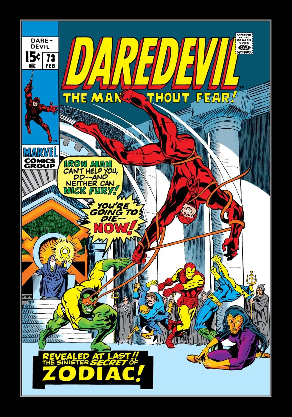 Cover of Daredevil #73