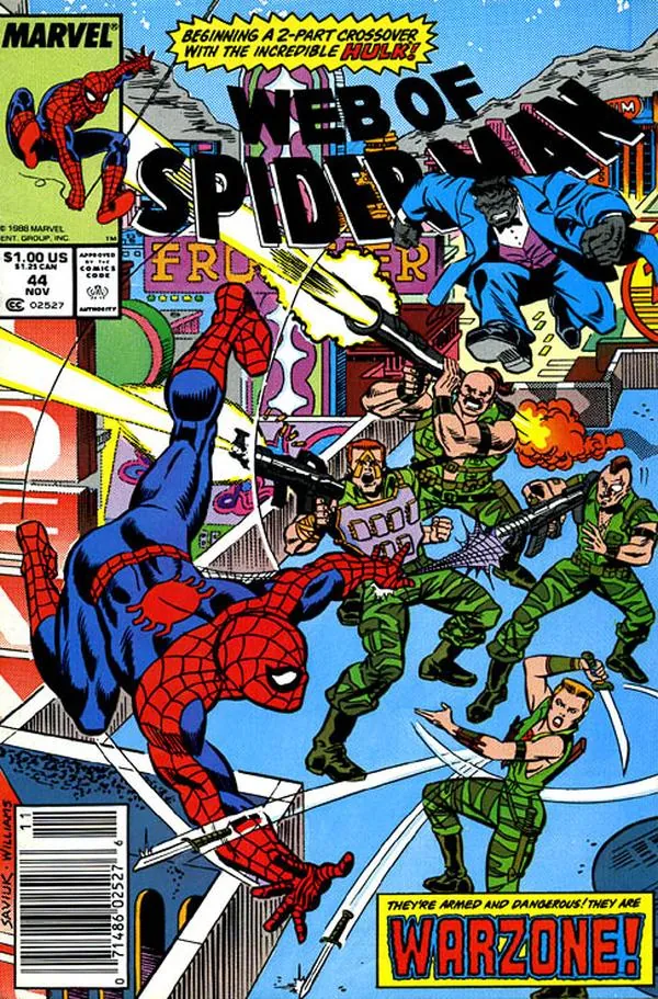 Cover of Web of Spider-Man #44