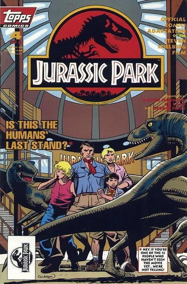 Cover of Jurassic Park #4