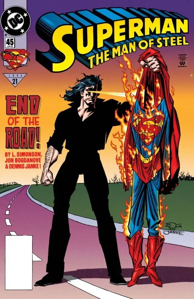 Cover of Superman: The Man of Steel #45